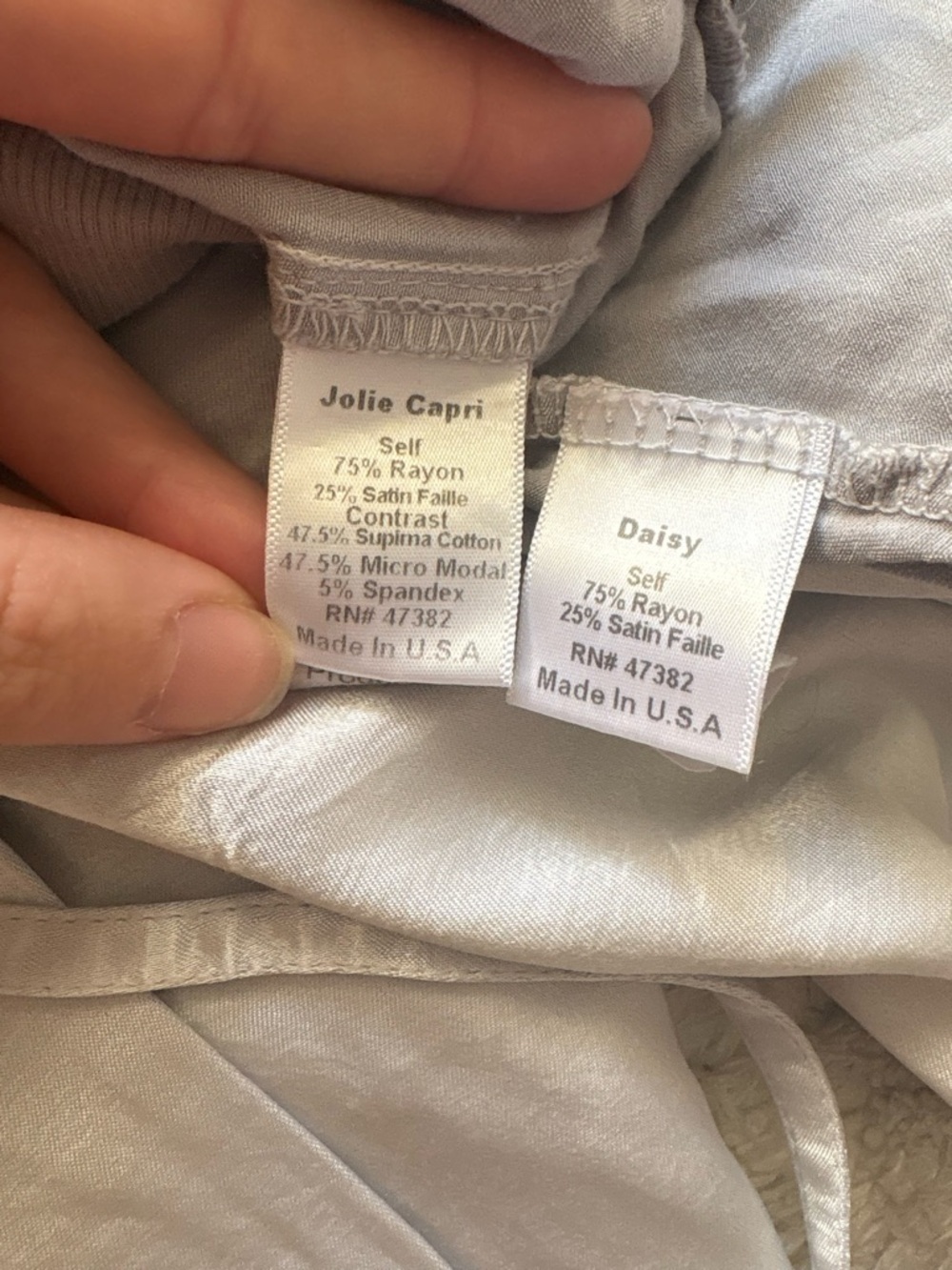 PJ Harlow silver pajama set from Size XS - Picture 7 of 7